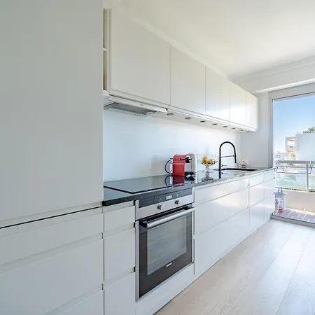 Panoramic Sea View Flat - Pool In The Nice