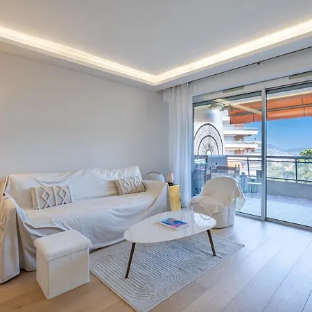 Apartment Panoramic Sea View Flat - Pool In The Nice